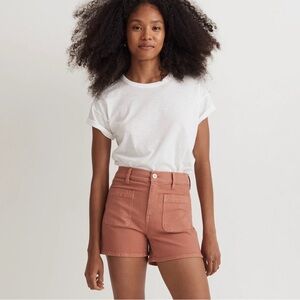NWT Madewell Emmett 2.0 Shorts in Dried Rose Size 27